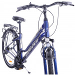 Trekingový bicykel Dámsky 28 Fuzlu Escape 3.0 Hliníkový Modrý Trekingový bicykel Dámsky 28 Fuzlu Escape 3.0 Hliníkový Modrý